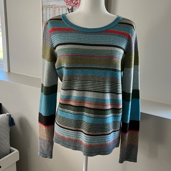 Lucy & Laurel Sweaters - Lucy & Laurel Wool Striped Sweater